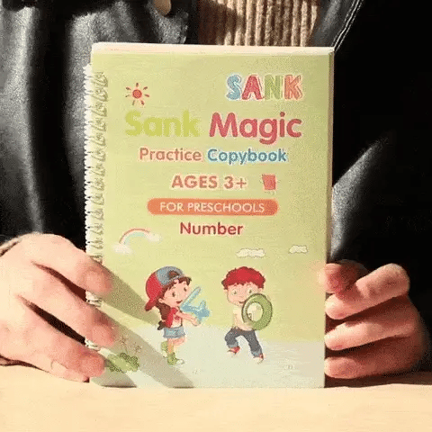 Magic Practice Copybook (4 BOOKS,1 PEN,1 GRIP,10 REFILL) – 50% OFF Today!
